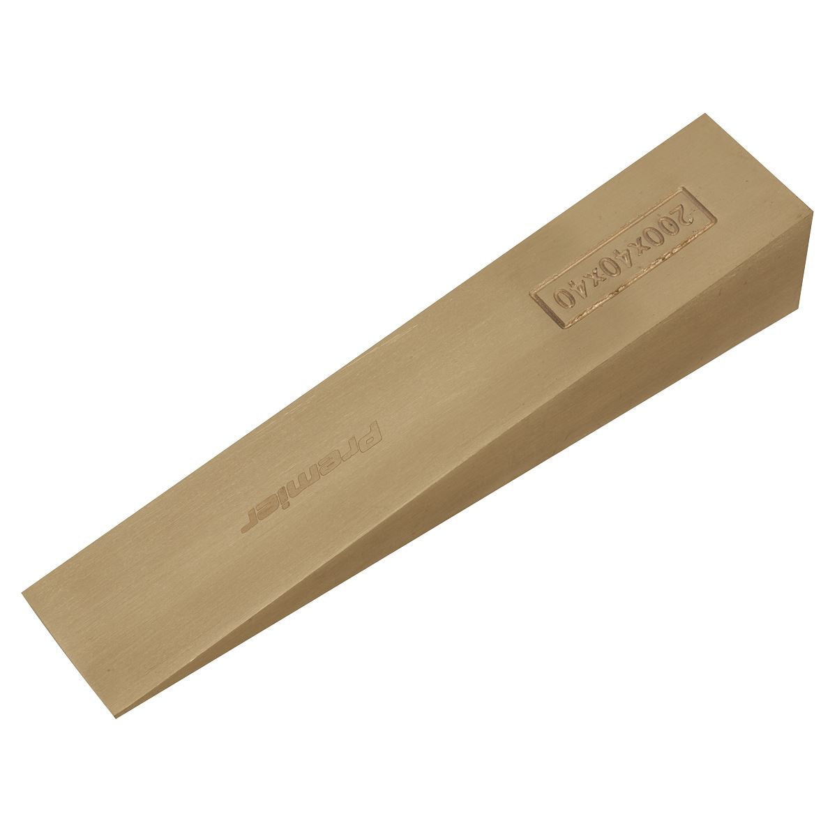 Sealey NS122 Wedge 200 x 40 x 40mm - Non-Sparking Sealey