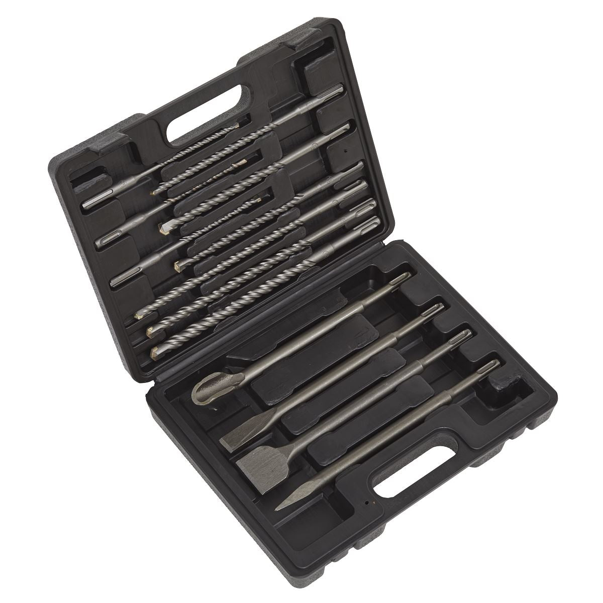 Sealey WDCS SDS Plus Drill Bit & Chisel Set 13pc Sealey