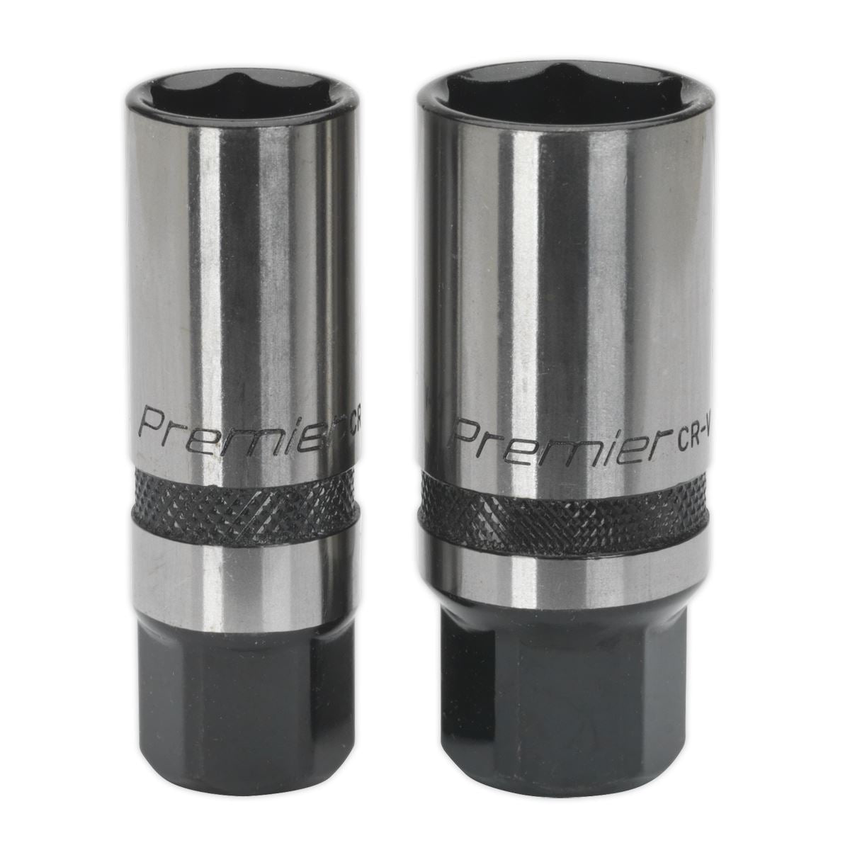 Sealey AK7971 Socket Set 34pc 3/8"Sq Drive WallDrive® Metric Premier Black Sealey