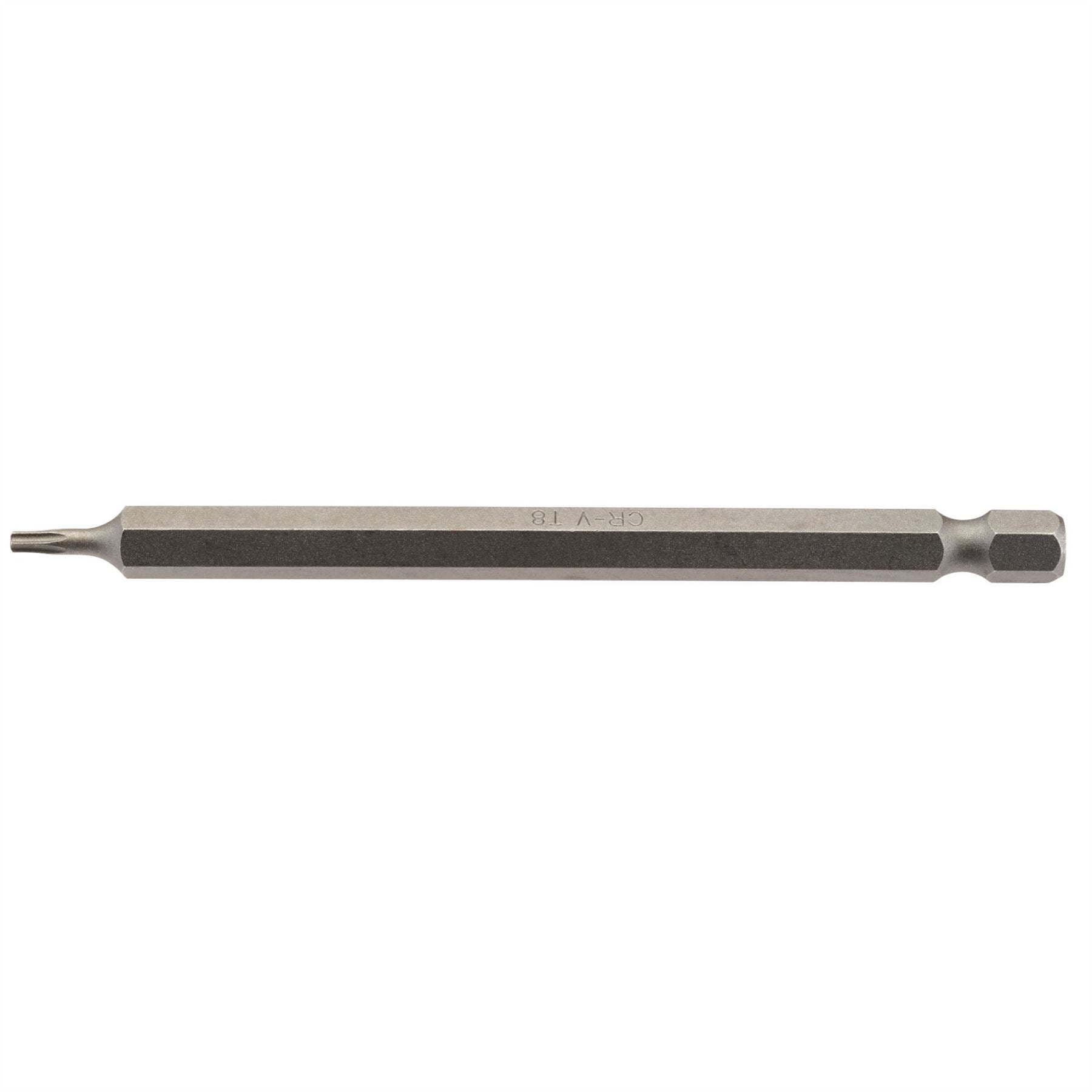 Draper 66907 TX-STAR® Insert Bit 1/4" Hex 100mm Long T8 Pack of 1 Draper