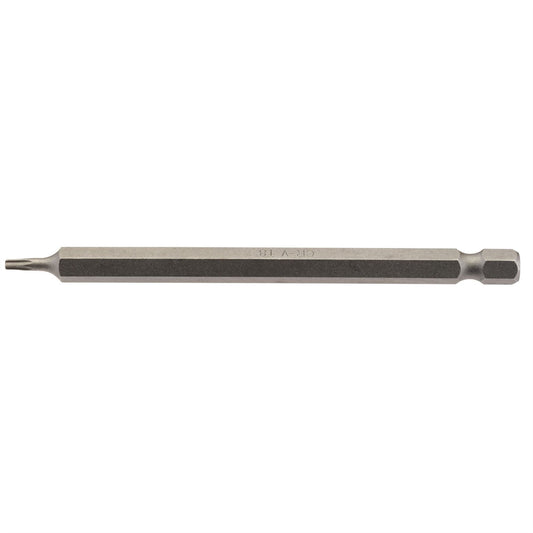 Draper 66907 TX-STAR® Insert Bit 1/4" Hex 100mm Long T8 Pack of 1 Draper