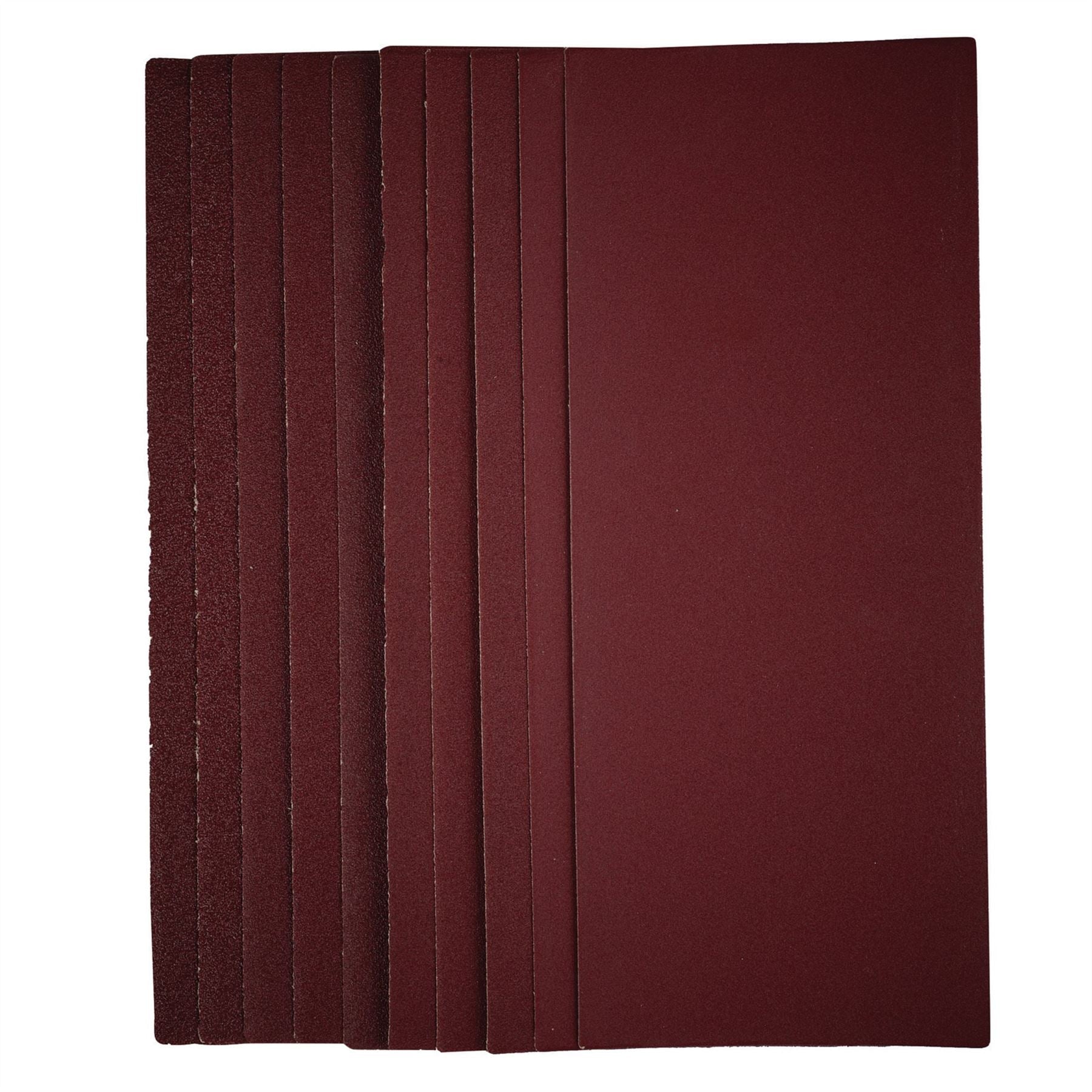 Draper 57373 1/2 Sanding Sheets 115 x 280mm Assorted Grit Pack of 10 Draper