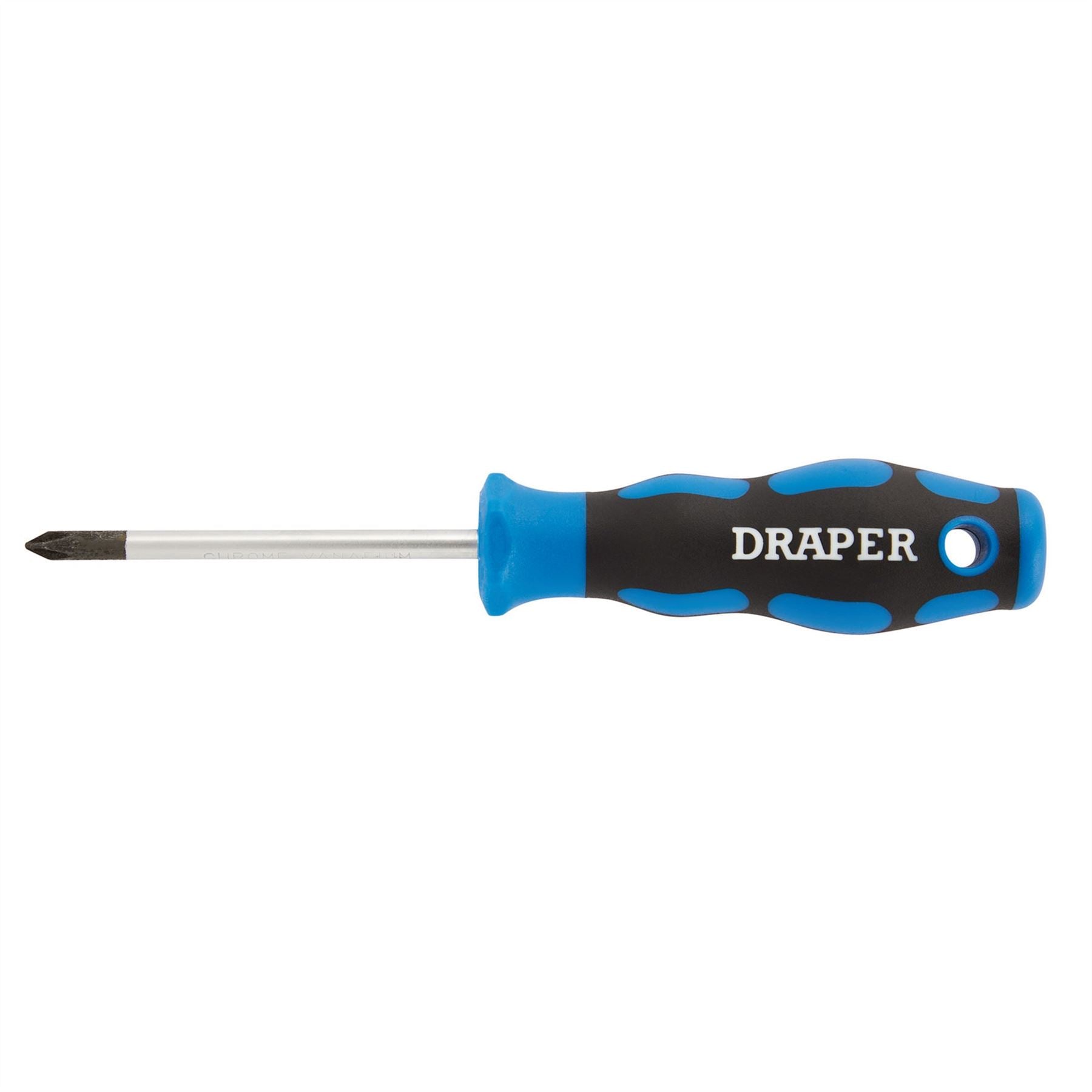 Draper 48931 Soft Grip Cross Slot Screwdriver No.1 x 75mm Draper