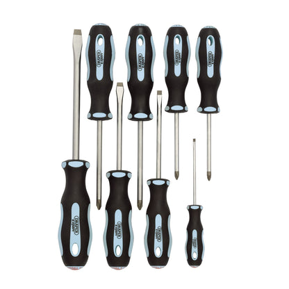 Draper 63589 Expert Heavy Duty Soft Grip Screwdriver Set 8 Piece Draper