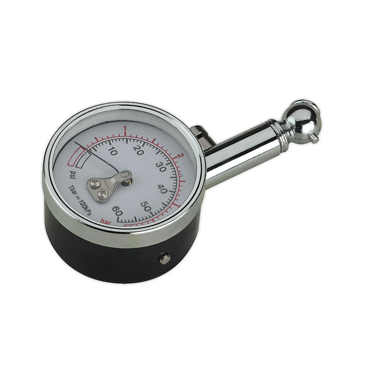 Sealey TST/PG99 Tyre Pressure Gauge 0-4bar(0-60psi) Sealey