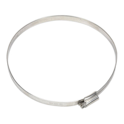 Sealey SHCSS7 Hose Clip Stainless Steel Ø150-170mm Pack of 5 Sealey