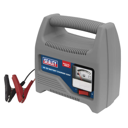 Sealey DSBC4 Battery Charger 12V 4A 230V Sealey