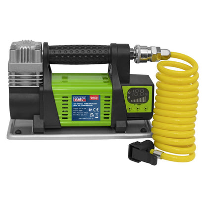 Sealey MAC04D Digital Tyre Inflator/Mini Air Compressor 12V Sealey