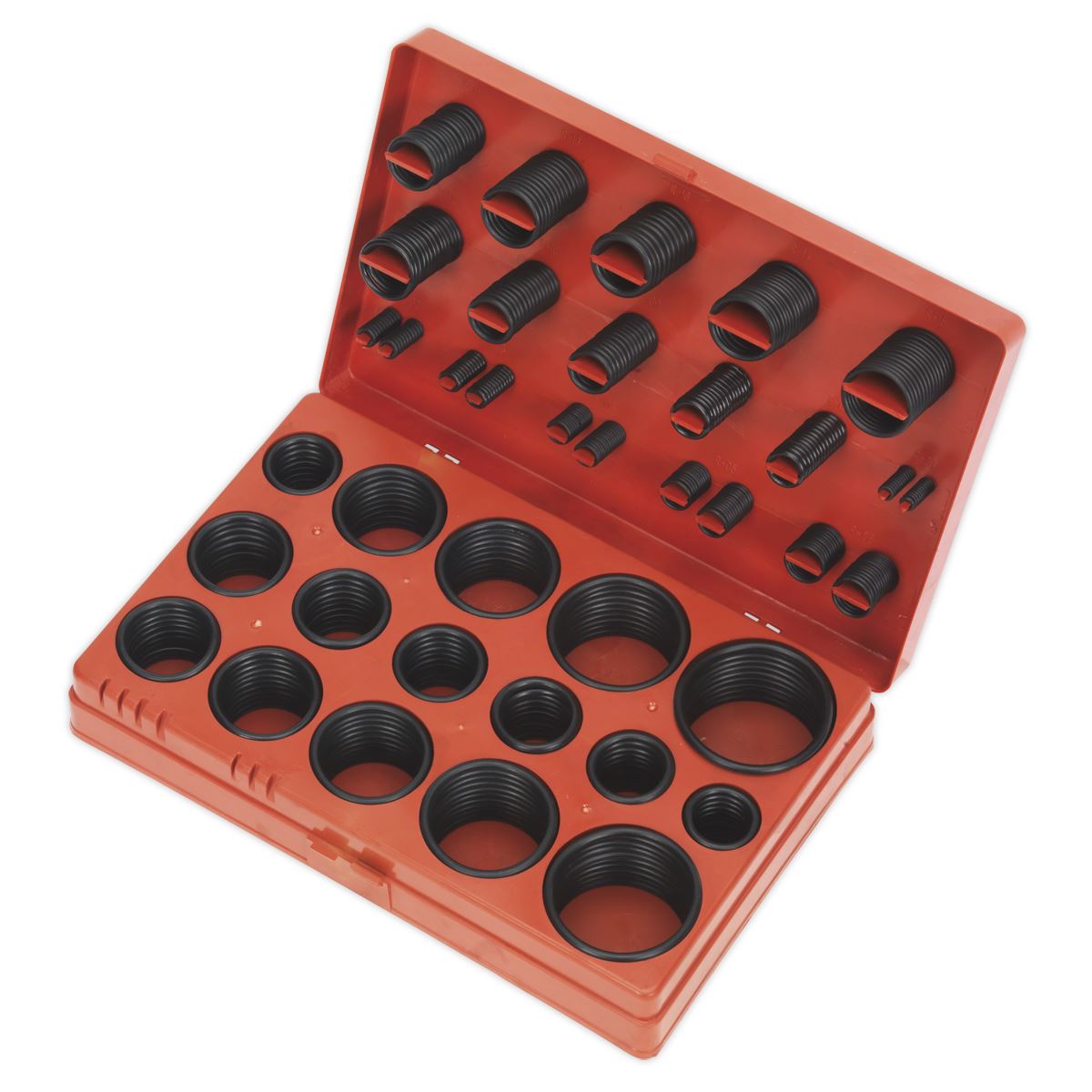 Sealey BOR419 Rubber O-Ring Assortment 419pc - Metric Sealey
