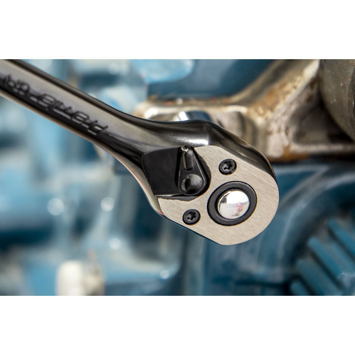 Sealey AK7998 Ratchet Wrench 3/8"Sq Drive - Premier Black Sealey