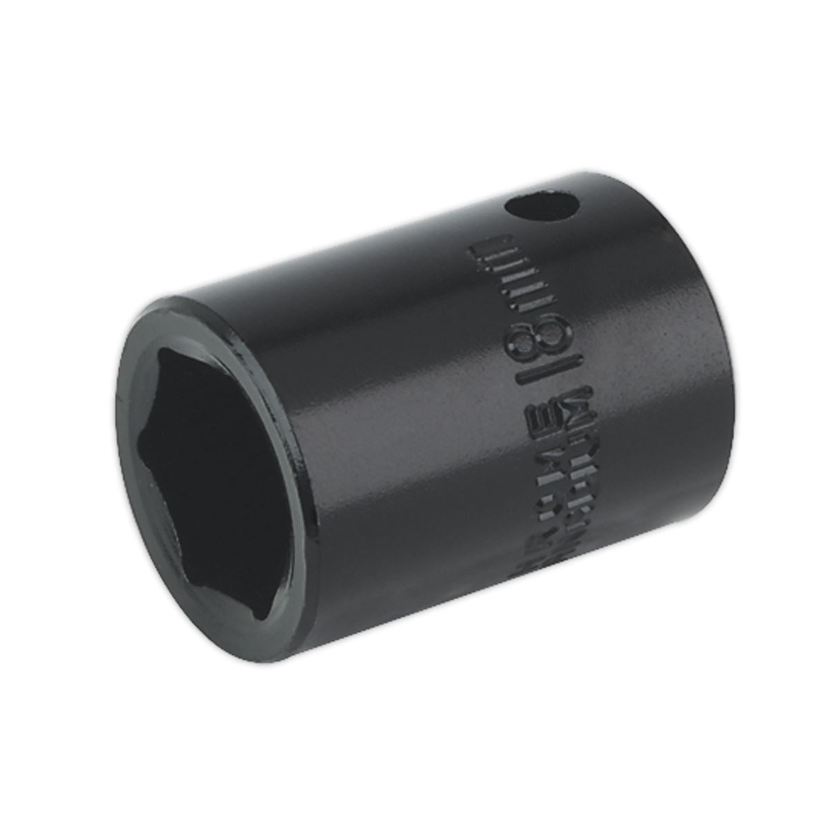 Sealey IS1218 Impact Socket 18mm 1/2"Sq Drive Sealey