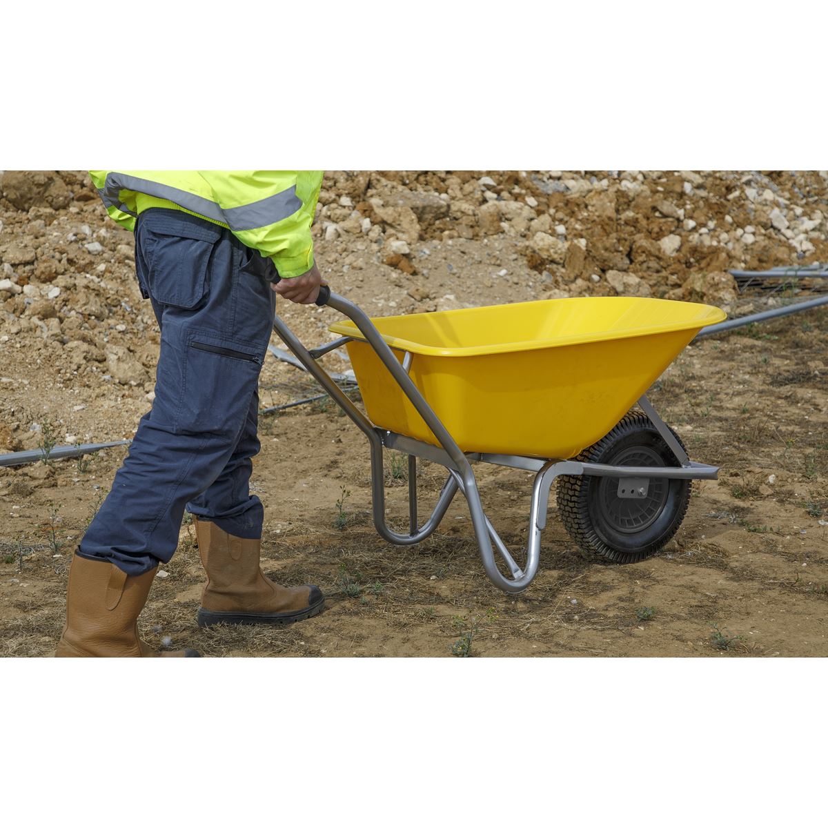 Sealey WBR01 Wheelbarrow 100L Heavy Duty Sealey