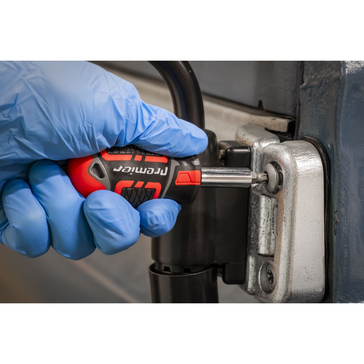 Sealey AK4371 Stubby Screwdriver Set 17pc GripMAX® Sealey