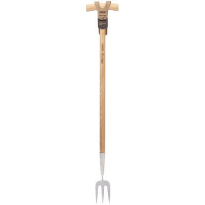 Draper 99031 Heritage Stainless Steel Fork With Ash Long Handle Draper