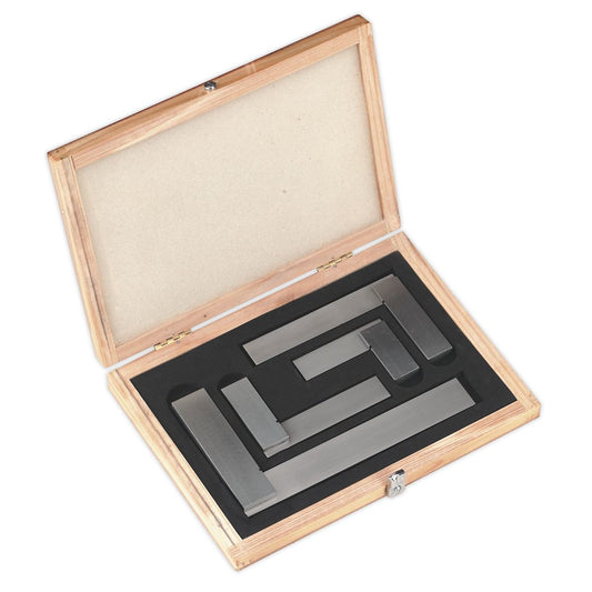 Sealey AK11000 Precision Steel Square Set 4pc Sealey