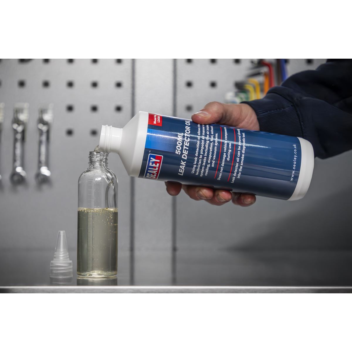 Sealey LDO50 Leak Detector Oil 500ml Sealey