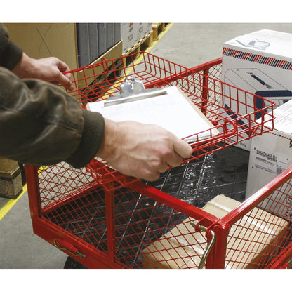 Sealey CST806 Platform Truck with Sides Pneumatic Tyres 450kg Capacity Sealey