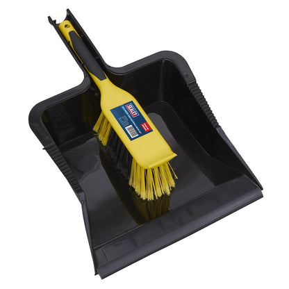 Sealey BM04HX Bulldozer Yard Dustpan & Brush Set Sealey