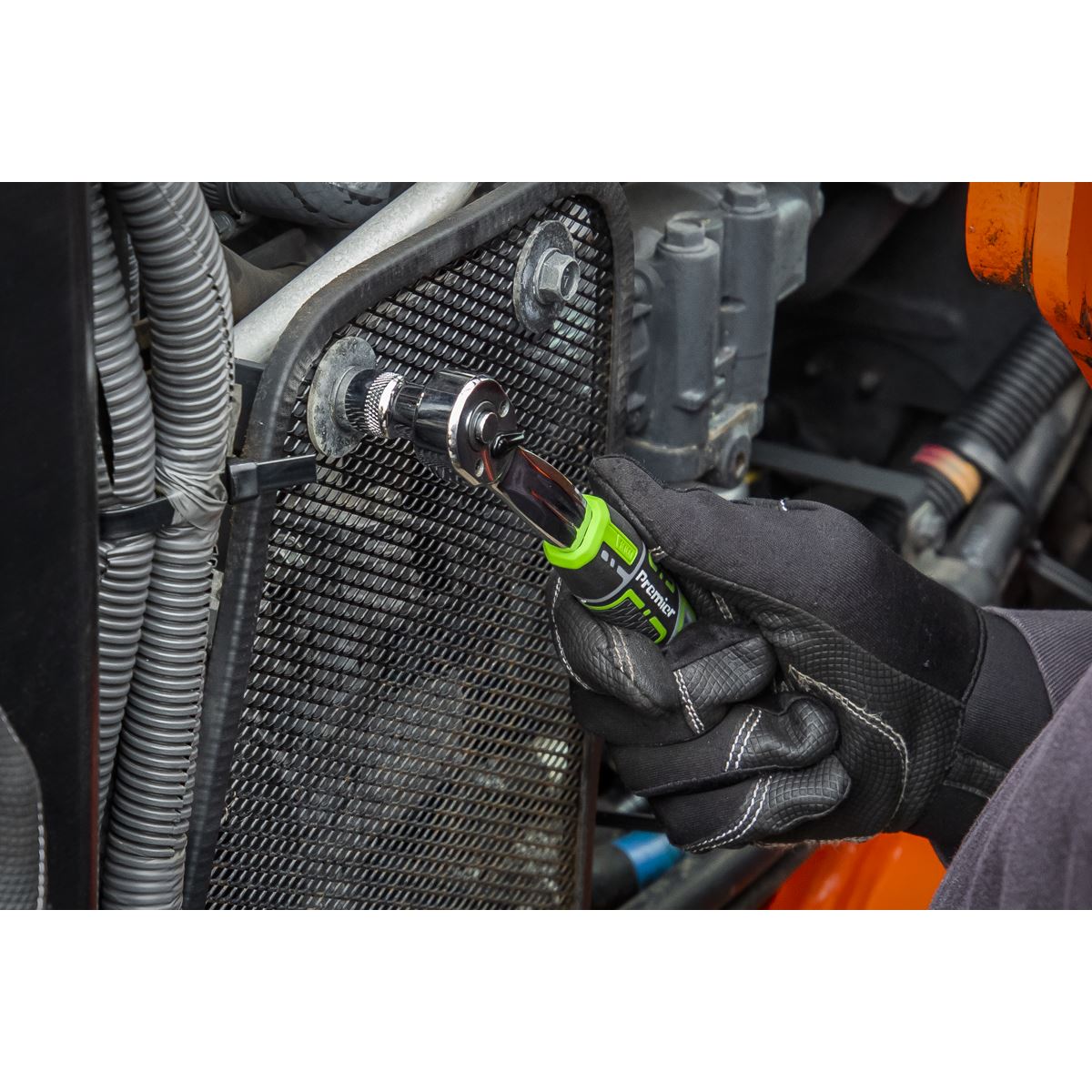 Sealey AK7980HV Mechanic's Tool Kit 144pc Hi-Vis Green Sealey