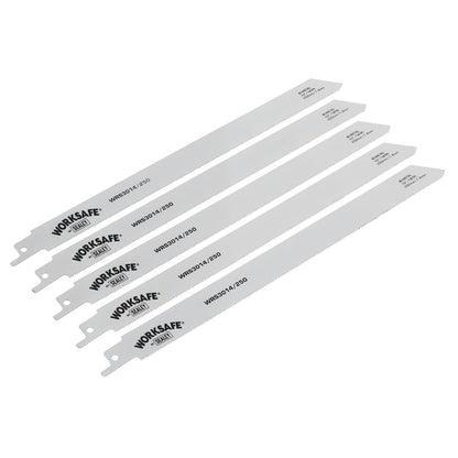 Sealey WRS3014/250 Reciprocating Saw Blade Metal 250mm 18tpi - Pack of 5 Sealey