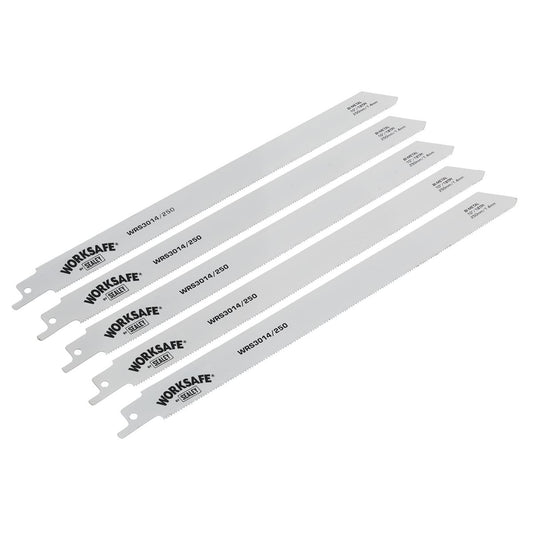 Sealey WRS3014/250 Reciprocating Saw Blade Metal 250mm 18tpi - Pack of 5 Sealey