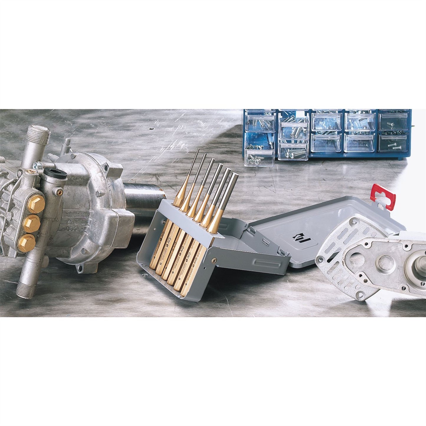 Draper 74712 Octagonal Parallel Pin Punch Set 150mm 6 Piece Draper