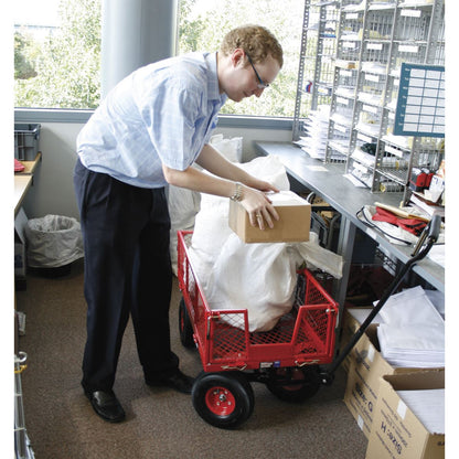 Sealey CST997 Platform Truck with Removable Sides Pneumatic Tyres 200kg Capacity Sealey