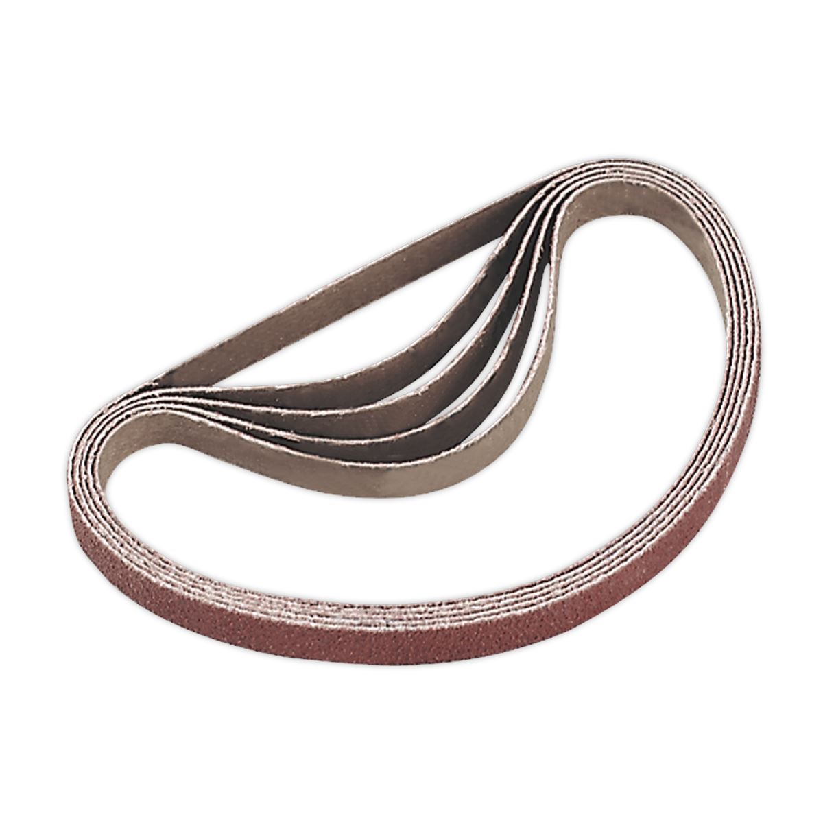 Sealey SA35/B40G Sanding Belt 10 x 330mm 40Grit - Pack of 5 Sealey