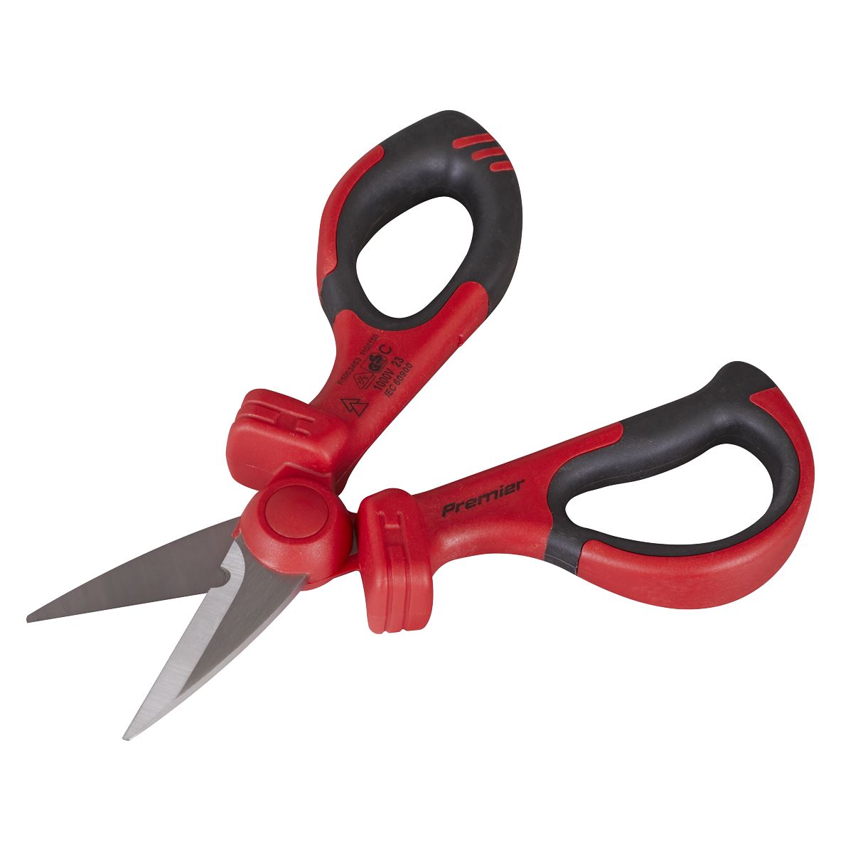 Sealey AK8526 Insulated Scissors - VDE Approved Sealey