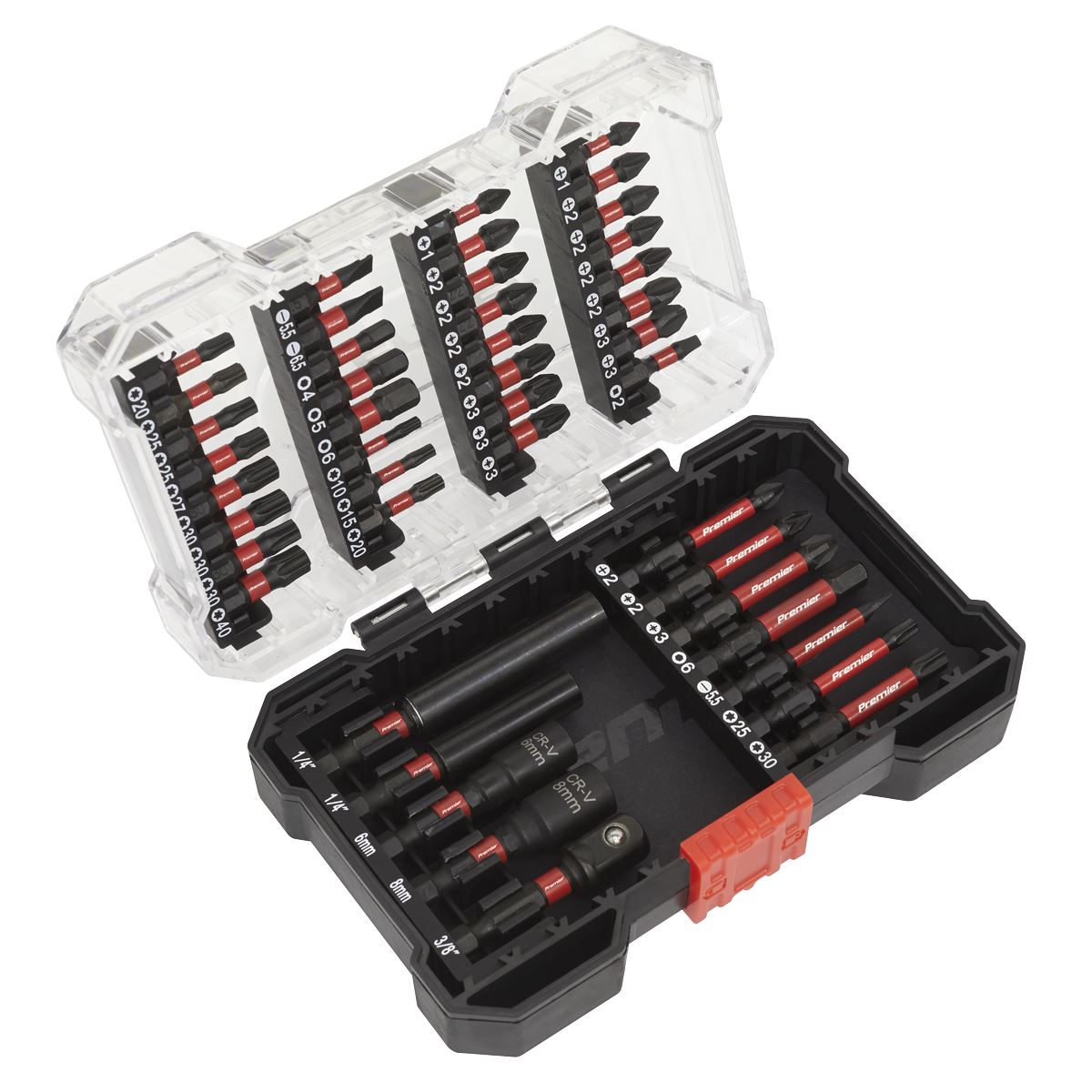 Sealey AK8280 Power Tool Bit Set 44pc Impact Grade Sealey