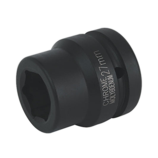 Sealey IS127 Impact Socket 27mm 1"Sq Drive Sealey