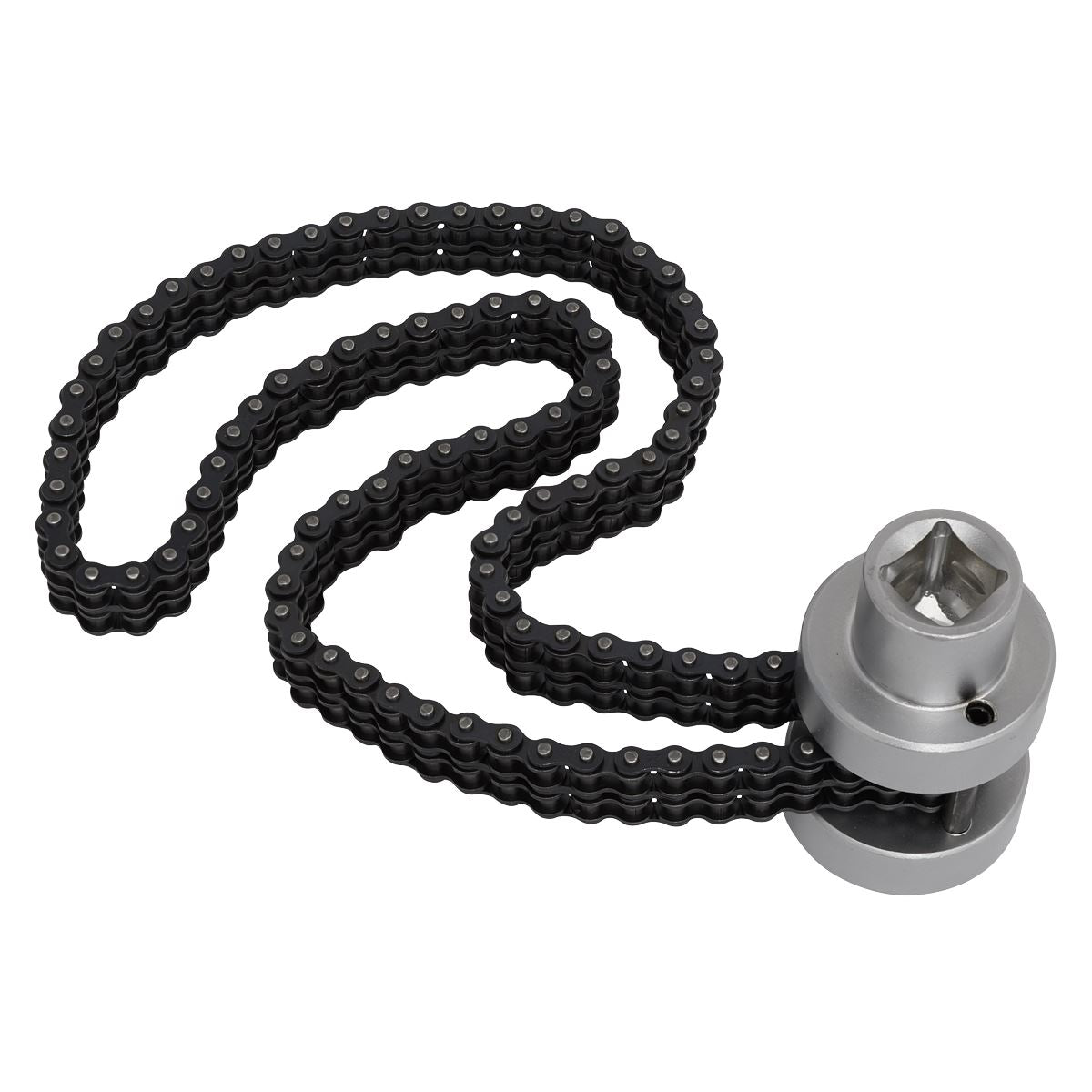 Sealey VS937 Oil Filter Chain Wrench Ø60-115mm 1/2"Sq Drive Sealey