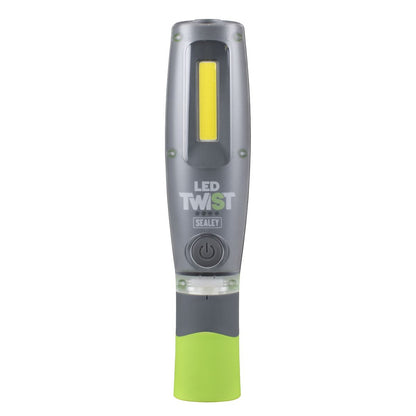 Sealey LED2001G LED Twist Rechargeable Inspection Light Green Sealey