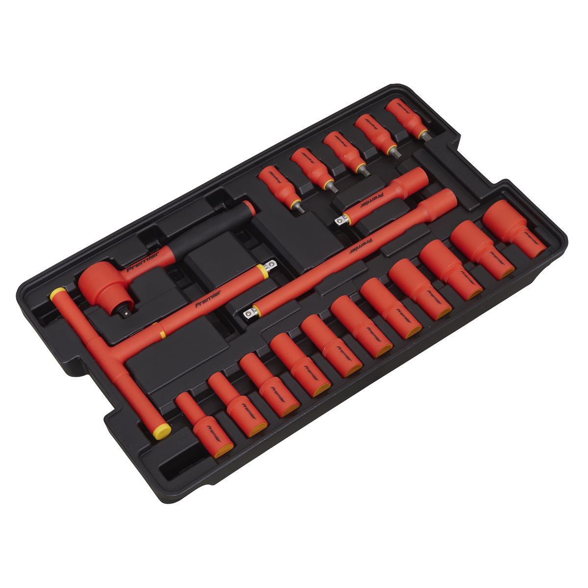 Sealey AK7938 1000V Insulated Tool Kit 3/8"Sq Drive 50pc Sealey