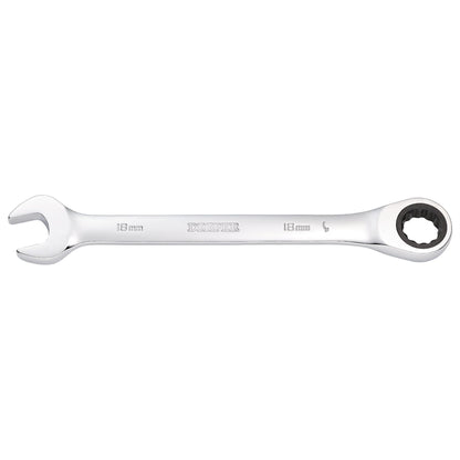 Draper 31015 Metric Ratcheting Combination Spanner 18mm Draper