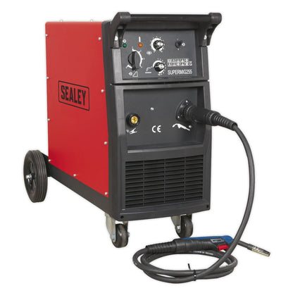 Sealey SUPERMIG255 Professional MIG Welder 250A 230V with Binzel® Euro Torch Sealey