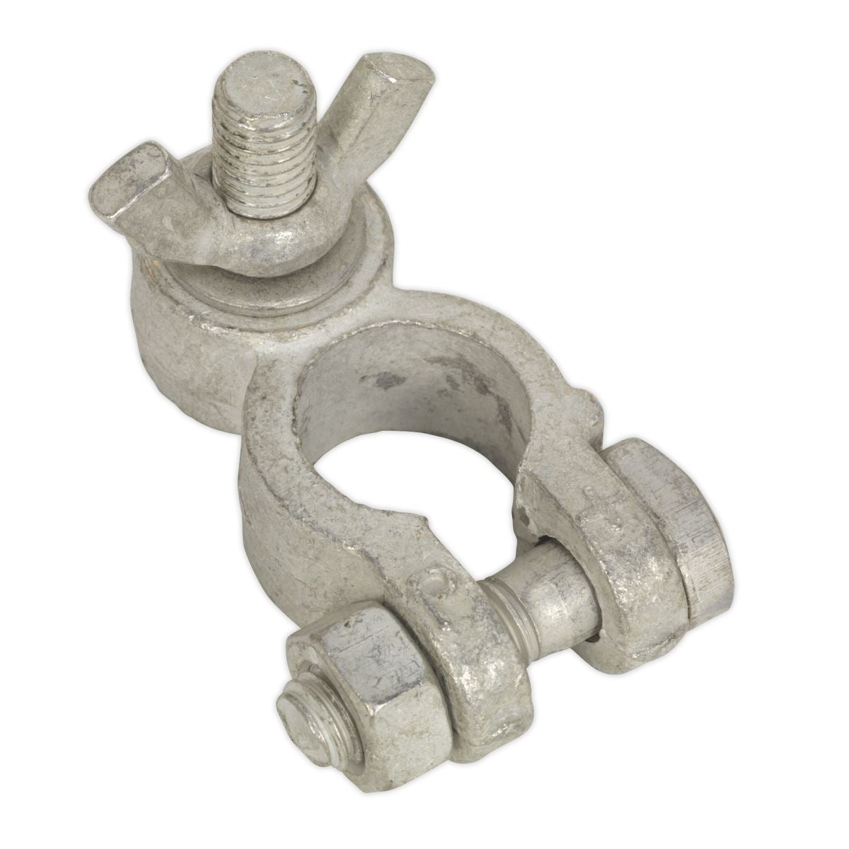 Sealey BTP23 Battery Terminal - Post with Washer & Wing Nut 24V Positive Pack of 5 Sealey