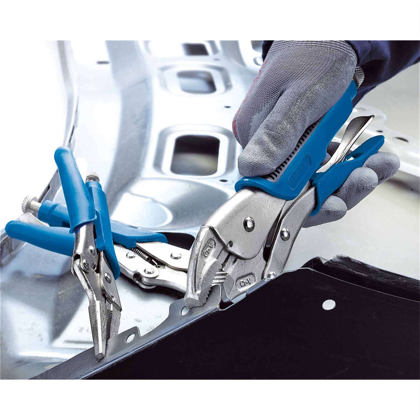 Draper 88293 Soft Grip Self Grip Pliers Set 3 Piece Draper