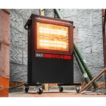 Sealey IR14 Infrared Cabinet Heater 1.4/2.8kW 230V Sealey