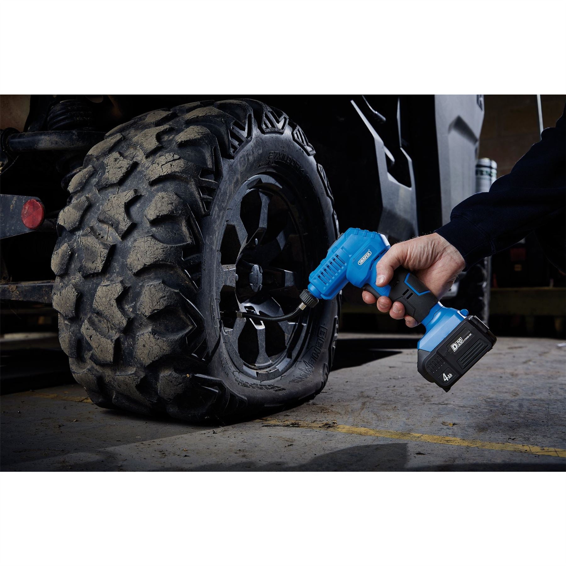 Draper 55767 D20 20V Air Inflator Sold Bare Draper