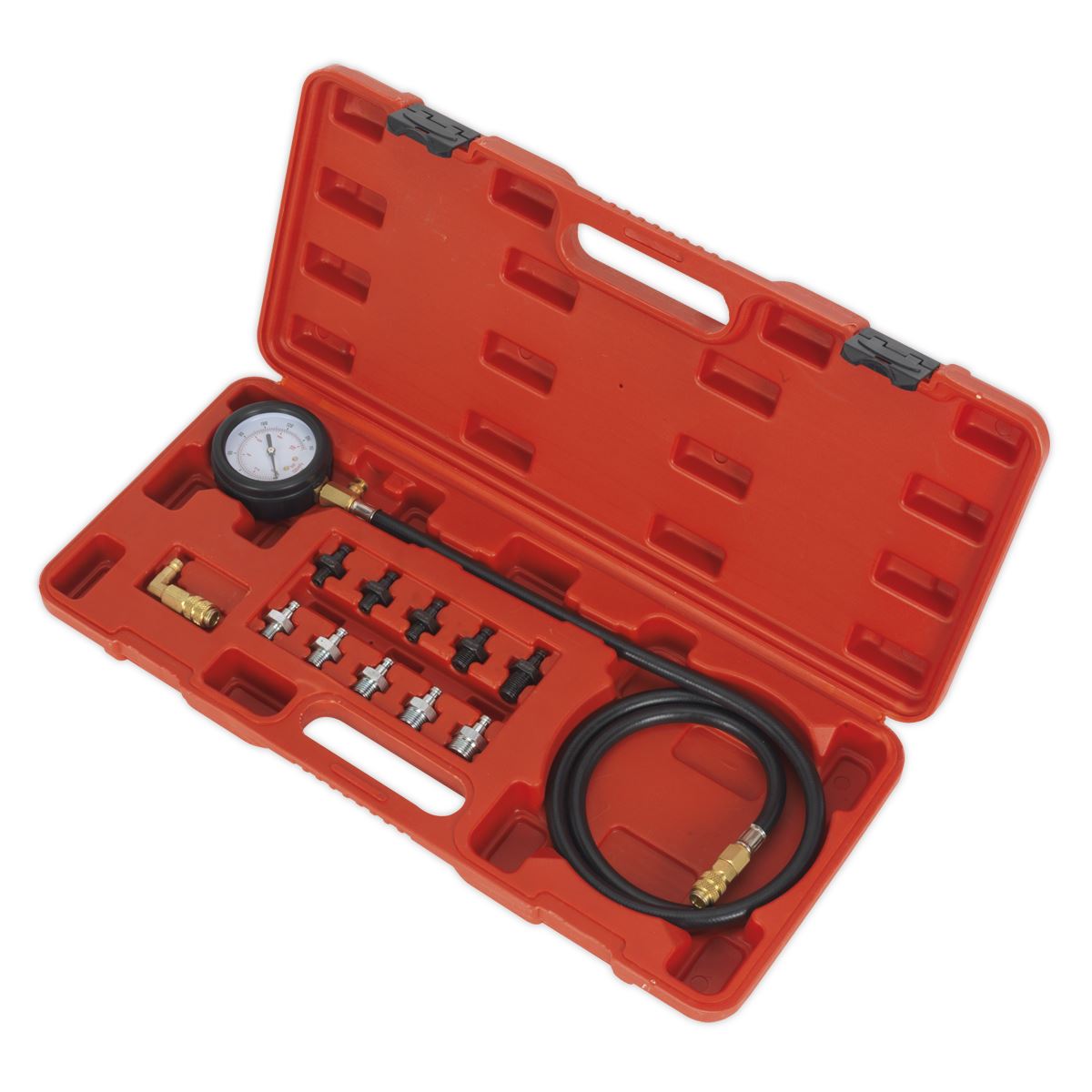 Sealey VSE203 Oil Pressure Test Kit 12pc Sealey