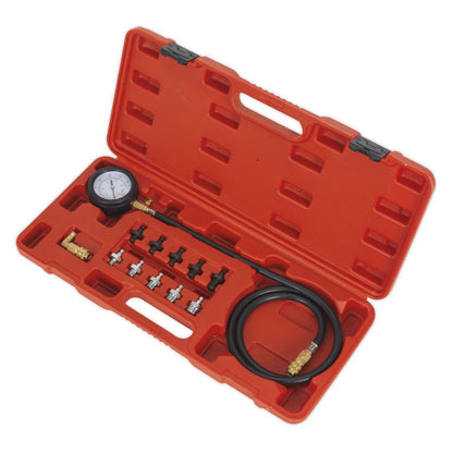 Sealey VSE203 Oil Pressure Test Kit 12pc Sealey