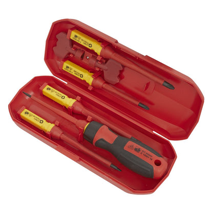 Sealey AK61280 Screwdriver Set Interchangeable 8pc - VDE Approved Sealey