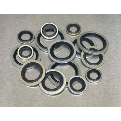 Sealey AB010DS Bonded Seal (Dowty Seal) Assortment 88pc - Metric Sealey