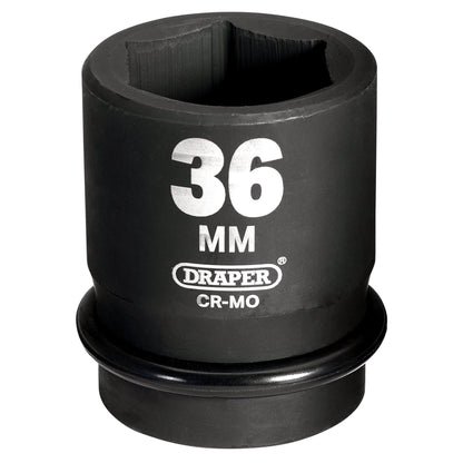 Draper 05116 Expert HI-TORQ® 6 Point Impact Socket 1" Sq. Dr. 36mm Draper