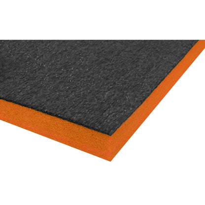 Sealey SF30OR Easy Peel Shadow Foam® Orange/Black 1200 x 550 x 30mm Sealey