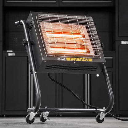 Sealey IR15110V Infrared Heater 1.2/2.4kW 110V Sealey