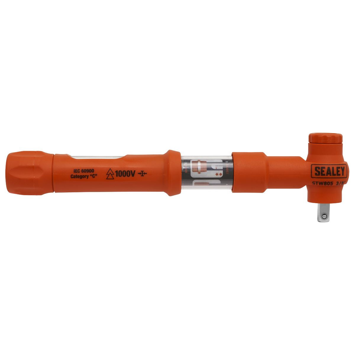 Sealey STW805 Torque Wrench Insulated 3/8"Sq Drive 5-25Nm Sealey