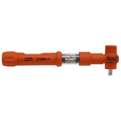 Sealey STW805 Torque Wrench Insulated 3/8"Sq Drive 5-25Nm Sealey