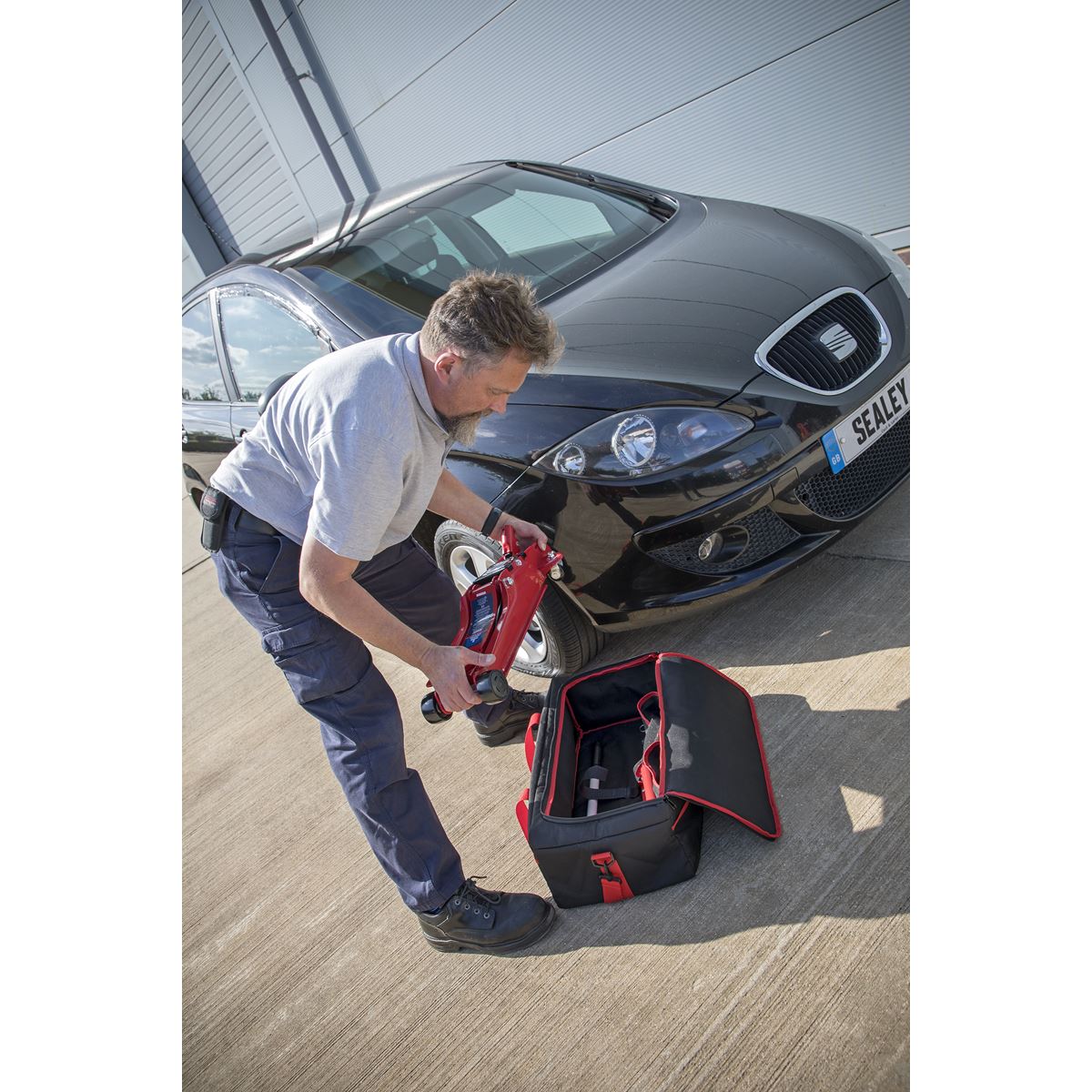 Sealey AP600JB Trolley Jack Bag 600mm Sealey